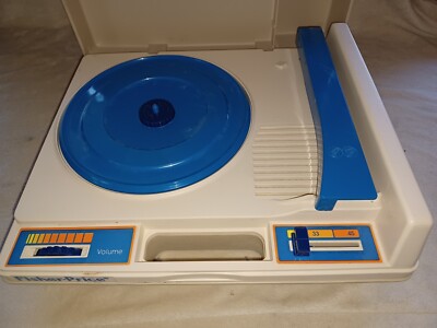 Fisher Price Portable Phonograph Record Player - Works 1978 #825 Vintage-image
