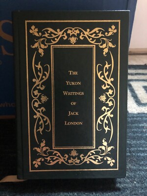 THE YUKON WRITTINGS OF JACK LONDON HARDCOVER BOOK-LEATHER BOUND-SHORT STORIES-image