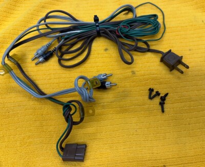 Fisher 320-XA & Others TurnTable OEM Power Connector W/ Audio Ground Connector🔥-image