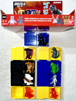 BANDAI MINI GODZILLA COLLECTION SET OF 9 GHIDORAH / MOTHRA / MECHAGODZILLA ++-image