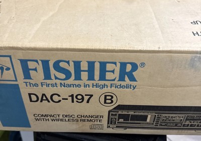 Fisher Compact Automatic Disc Changer DAC-197-with remote Control (Parts/Repair)-image