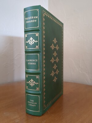Franklin Library 100 Greatest Books Tristram Shandy Laurence Sterne Leather EUC-image