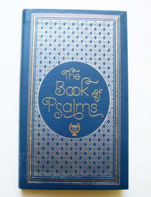 The Book of Psalms, Leather Bound Edition WIth Gold and Silver Design, The Bible-image