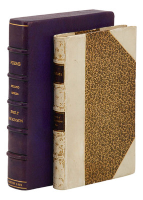 Poems Second Series ~ EMILY DICKINSON First Edition 1st DELUXE Gift Binding 1891-image