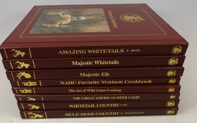 North American Hunting Club Collection 8 Volume Set - All Hardcover Book Lot-image