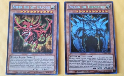 Yu-Gi-Oh! TCG Slifer the Sky Dragon & Obelisk the Tormentor CT13-EN001-002 NM-image
