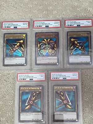 Yu-Gi-Oh! Exodia The Forbidden One Lost Art Promo PSA 10-8 LART EN002-EN006 SET-image