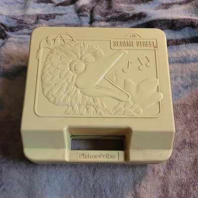 Vtg 1983 Fisher Price Sesame Street Big Bird Portable Record Player Untested -image