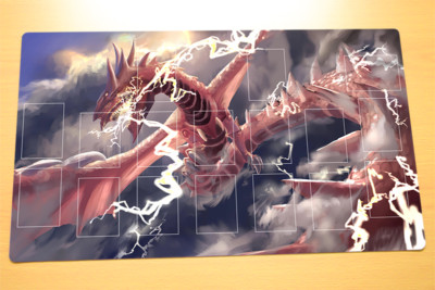 No.1674# Yugioh TCG Card Game Custom Playmat Slifer the Sky Dragon Play Mat-image