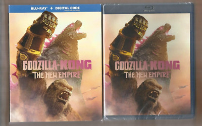 Godzilla X Kong: The New Empire (Blu-ray, DIGITAL, Slipcover, 2024) ~ BRAND NEW-image