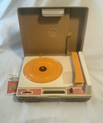 VTG 1978 Fisher-Price 825 Phonograph Turntable Record Player  with needle.Works-image