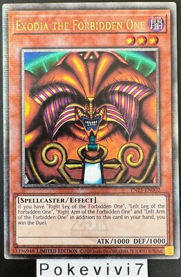 YU-GI-OH! Card EXODIA THE FORBIDDEN ONE TN23-EN002 QCSR-image