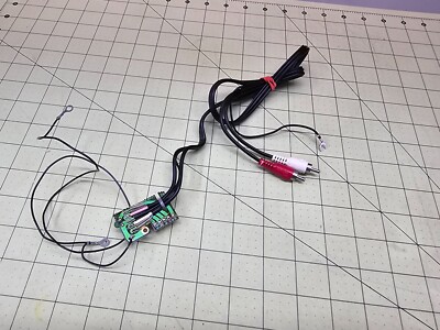 FISHER MT-871 Turntable Parts - Tonearm Circuit Board, RCA Output Cable-image