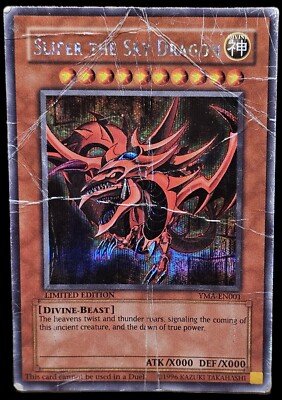 Slifer The Sky Dragon Yugioh Promo Movie damaged-image