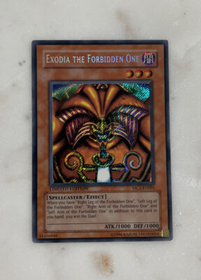 Yugioh Exodia the Forbidden One Limited Edition MC1-EN001 raw mint condition-image