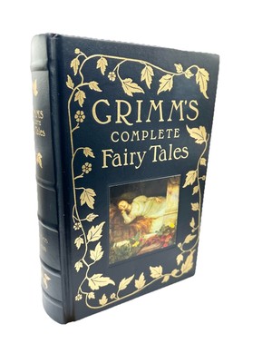 Grimm's Complete Fairy Tales Barnes & Noble 1993 Edition Leather Hardcover VTG-image