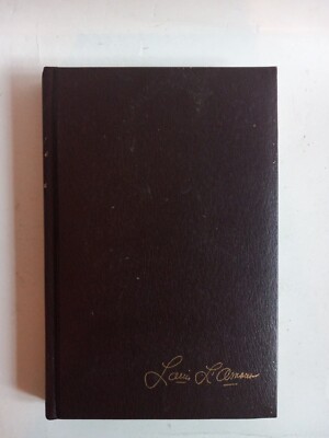 THE TALL STRANGER by Louis L’Amour Leatherette Book Leather Brown VG Western -image
