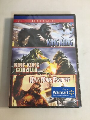 NEW!! SEALED!! Universal King Kong Toho King Kong vs Godzilla Kong Escapes DVD-image