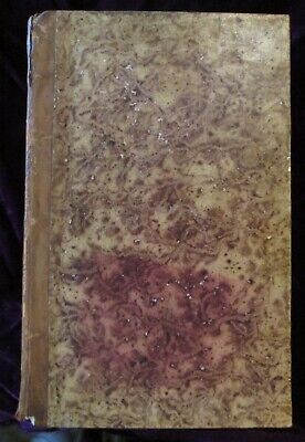 1813 Monthly Repertory of English Literature 1/2 Bound Leather Vol. 18 Marbled-image