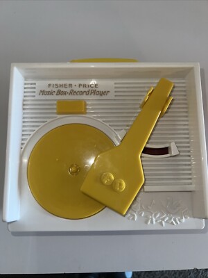 Mattel Fisher Price Music Box Record Player 5 Records 2014-image