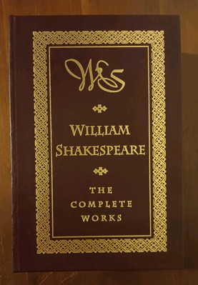 William Shakespeare: The Complete Works HC/Barnes & Noble/1994 Leatherbound gold-image