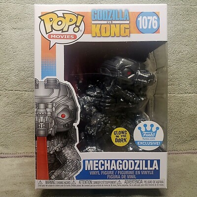 Funko Pop! Godzilla vs. Kong MECHAGODZILLA Glow GITD Funko Shop Exclusive + Case-image