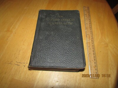 The New Standard American Business Guide by E. T. Roe (1916, Leather Bound)-image
