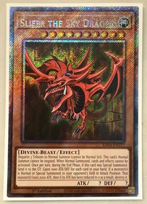 Slifer the Sky Dragon 1st Edition Platinum Secret Rare RA04-EN117-image