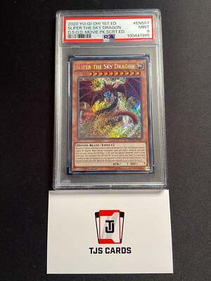 Slifer The Sky Dragon - PSA 9 - Secret Rare 1st Edition MVP1-ENS57 - YuGiOh-image