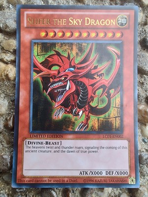YU-GI-OH! SLIFER THE SKY DRAGON, LC01-EN002, ULTRA RARE, LIMITED EDITION-image