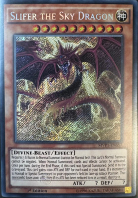 Slifer the Sky Dragon - MVP1-ENS57 Secret Rare 1st Edition YuGiOh TCG Card-image