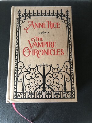 THE VAMPIRE CHRONICLES,  by Anne Rice Leather 1988 First Edition Book Mark-image