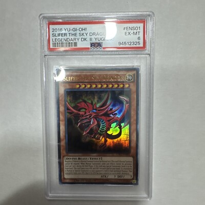 YU-GI-OH 2016 Slifer The Sky Dragon Legendary DK  ll:YUGI DK PSA 6-image