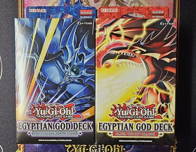 Yugioh Egyptian God Deck | Slifer the Sky Dragon | Obelisk the Tormentor | 1st E-image
