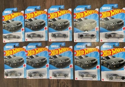 Hot Wheels Nissan Skyline GT-R BCNR33 Godzilla Grey #96 P Case Lot Of 10-image