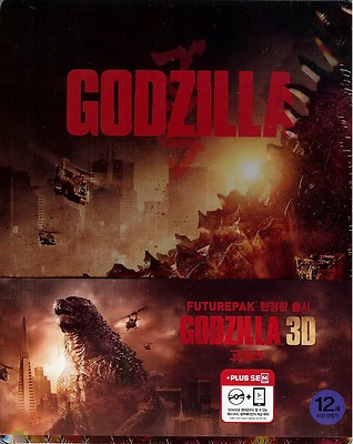 GODZILLA (2014) 2-Disc 3D Limited Edition FuturePak NOT SteelBook Region A Korea-image