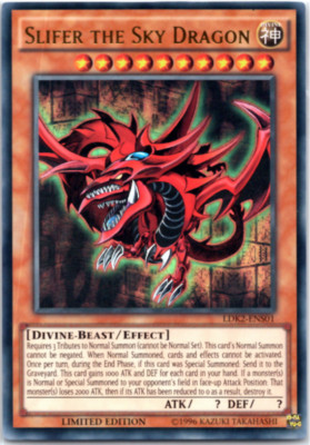 Slifer the Sky Dragon - LDK2-ENS01 - Ultra Rare - Limited Edition  Yugioh-image