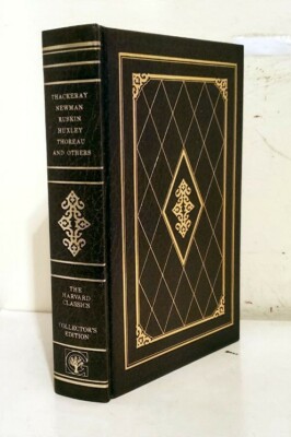 ENGLISH AND AMERICAN ESSAYS, Poe Thoreau Ruskin, Huxley, MORE!! Leather, PURTY!!-image
