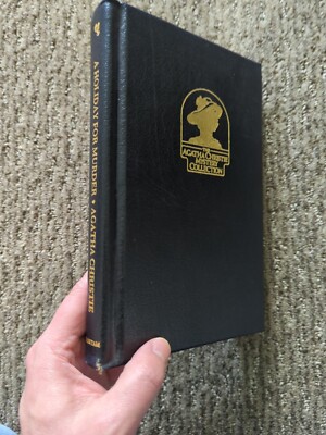 A Holiday for Murder Agatha Christie Mystery Collection Deluxe Leather Rare-image
