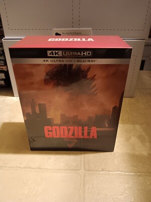 NEW Godzilla 4K 1-Click SteelBook Blu-ray Gojira [2014] MANTA LAB - ShipsNextDay-image