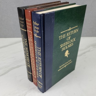 Reader's Digest: Lot Of 3 HB Sherlock Holmes Sir Arthur Conan Doyle Books-image