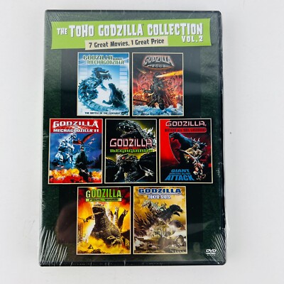 The Toho Godzilla Collection Vol 2 - 4 Discs DVD NEW SEALED-image