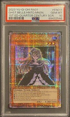 2023 PSA 10 YUGIOH 25TH STARLIGHT QUARTER CENTURY GHOST BELLE & HAUNTED MANSION-image