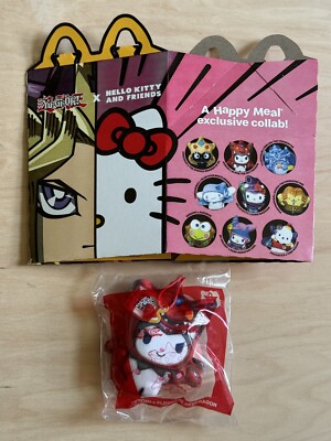McDonalds Hello Kitty Yugioh Kuromi X Slifer The Sky Dragon Plush-image
