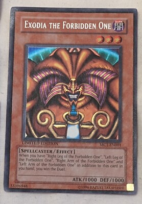 Exodia The Forbidden One - MC1-EN001 (Secret Rare Limited Edition) -image
