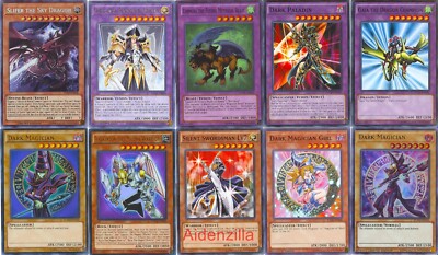 Yugioh Yami Yugi Deck - Dark Magician Slifer the Sky Dragon Dark Paladin Girl-image