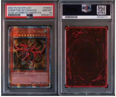 PSA10 Yu-Gi-Oh! EU Slifer the Sky Dragon Legendary Collection 25th Edition-image