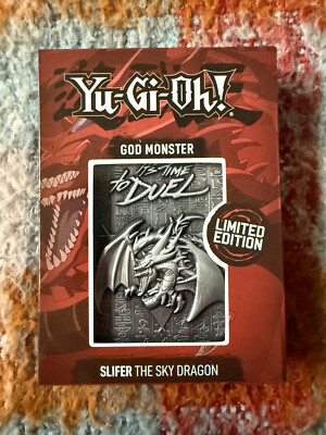 Yu-Gi-Oh! Slifer the Sky Dragon Metal Card Limited Edition (Fannattik)-image