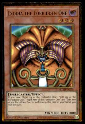 Yu-Gi-Oh! Exodia the Forbidden One #MGED-EN005 1st Edition Near Mint-image