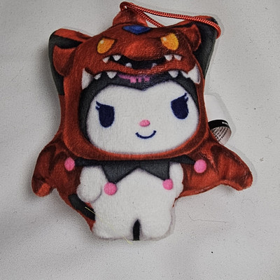 Yugioh x Hello Kitty Sanrio McDonalds Toy  Plush Kuromi x Slifer The Sky Dragon-image